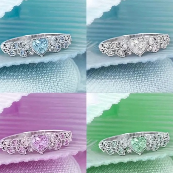 New - Silver/Pink Tourmaline - Beautifully Crafted Ring - Size 7 - Picture 2 of 4